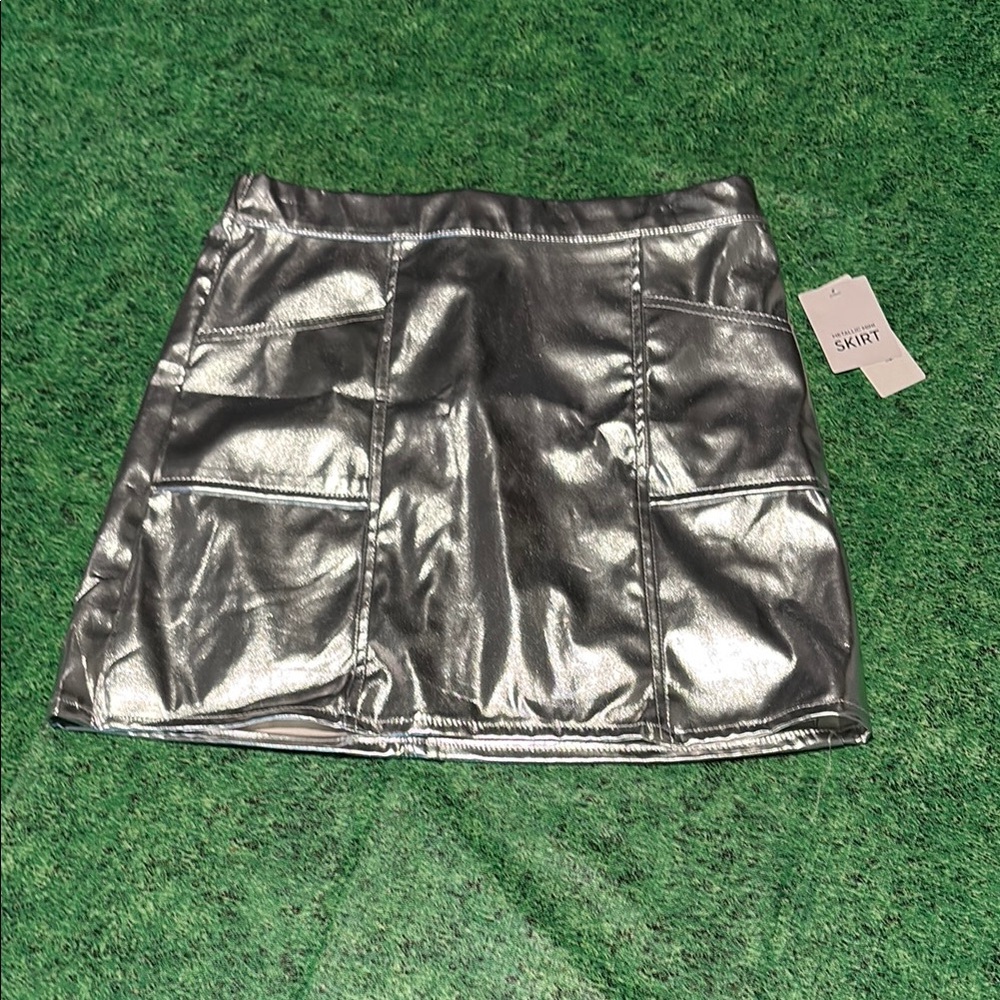 NWT girls metallic skirt sz 16 XL 1516